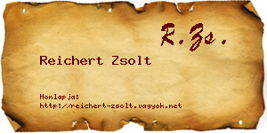 Reichert Zsolt névjegykártya